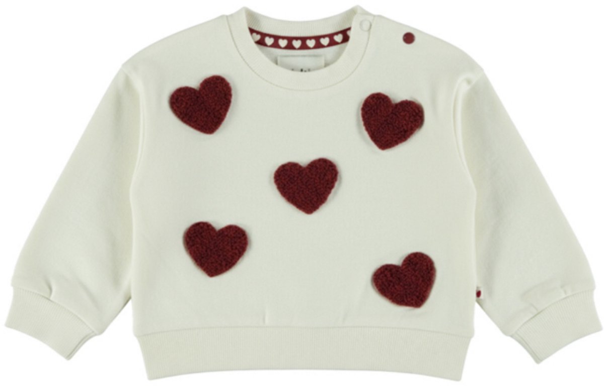 Dirkje Meisjes Trui - Antique white - Maat 56
