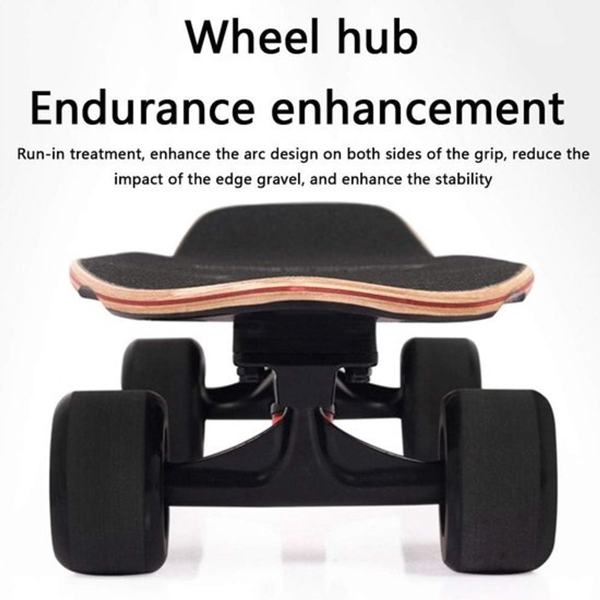 Skateboard - Fishboard Board - Straat Trick - Dubbele Curve - 68.5 cm - Genius Cat