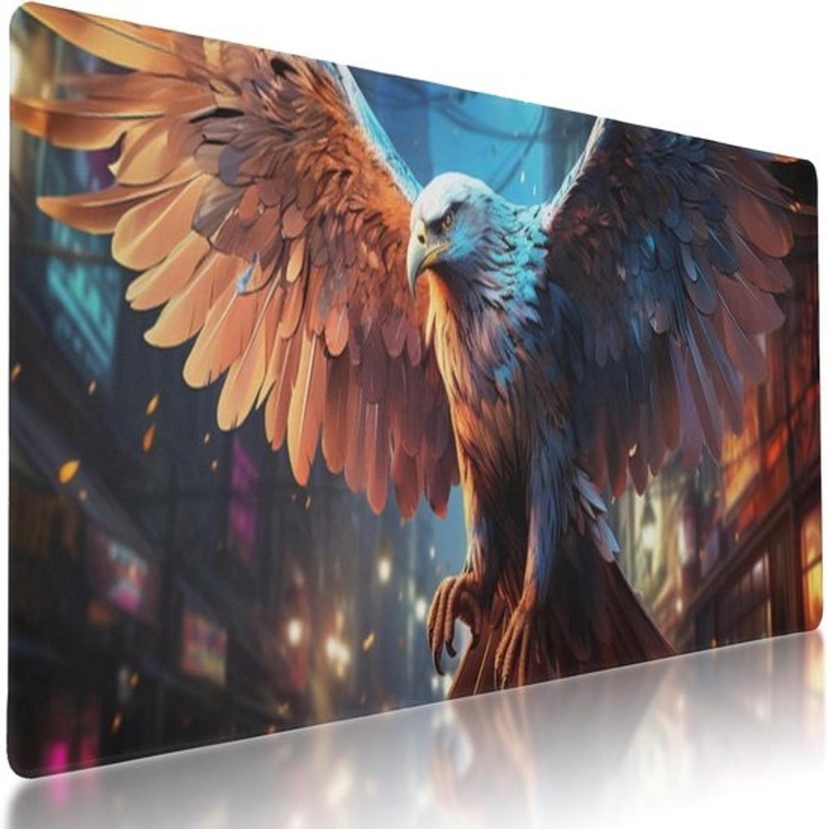 Gaming Muismat - Bureauonderlegger - Soepel Muisgebruik - Waterdicht Oppervlak - 90 x 40 cm - Gekleurd