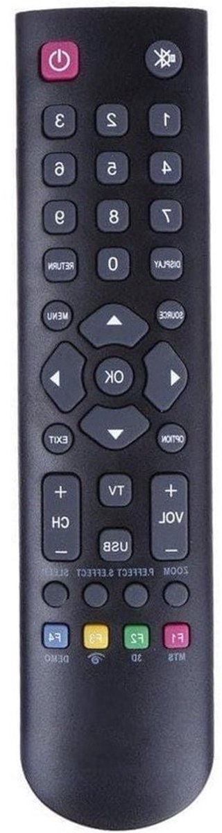 Universele Afstandsbediening - Vervangende Controller - TV Bediening - Automatische Zoekmodus - 20 cm - Zwart
