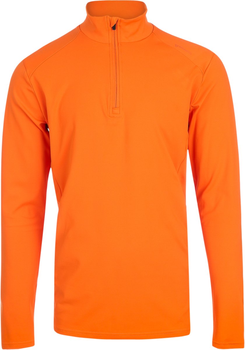 Brunotti Mano Snow Fleece Heren Pumpkin Fleece Vest Wintersport Kleding Tricot Fleece Oranje