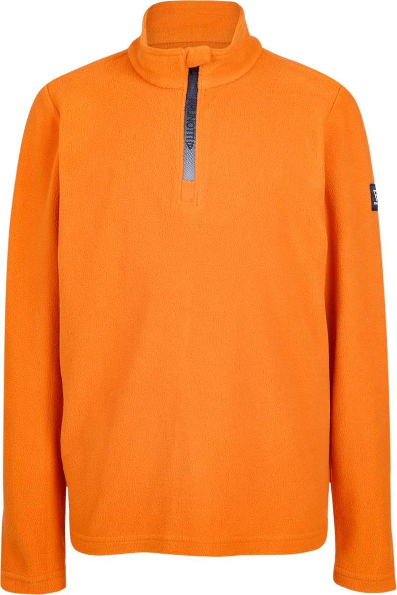 Brunotti Tenny Snow Fleece Jongens Pumpkin Fleece Vest Wintersport Kleding Micro Fleece Lichtgewicht 164 Oranje
