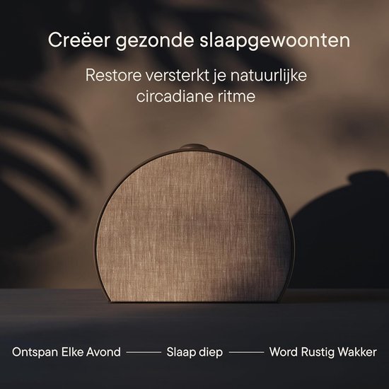 Wake-up light - Zonsopgang wekker - Slaaproutine verbeteren - Schermvrije slaap - N.v.t. - Wit — afbeelding 3