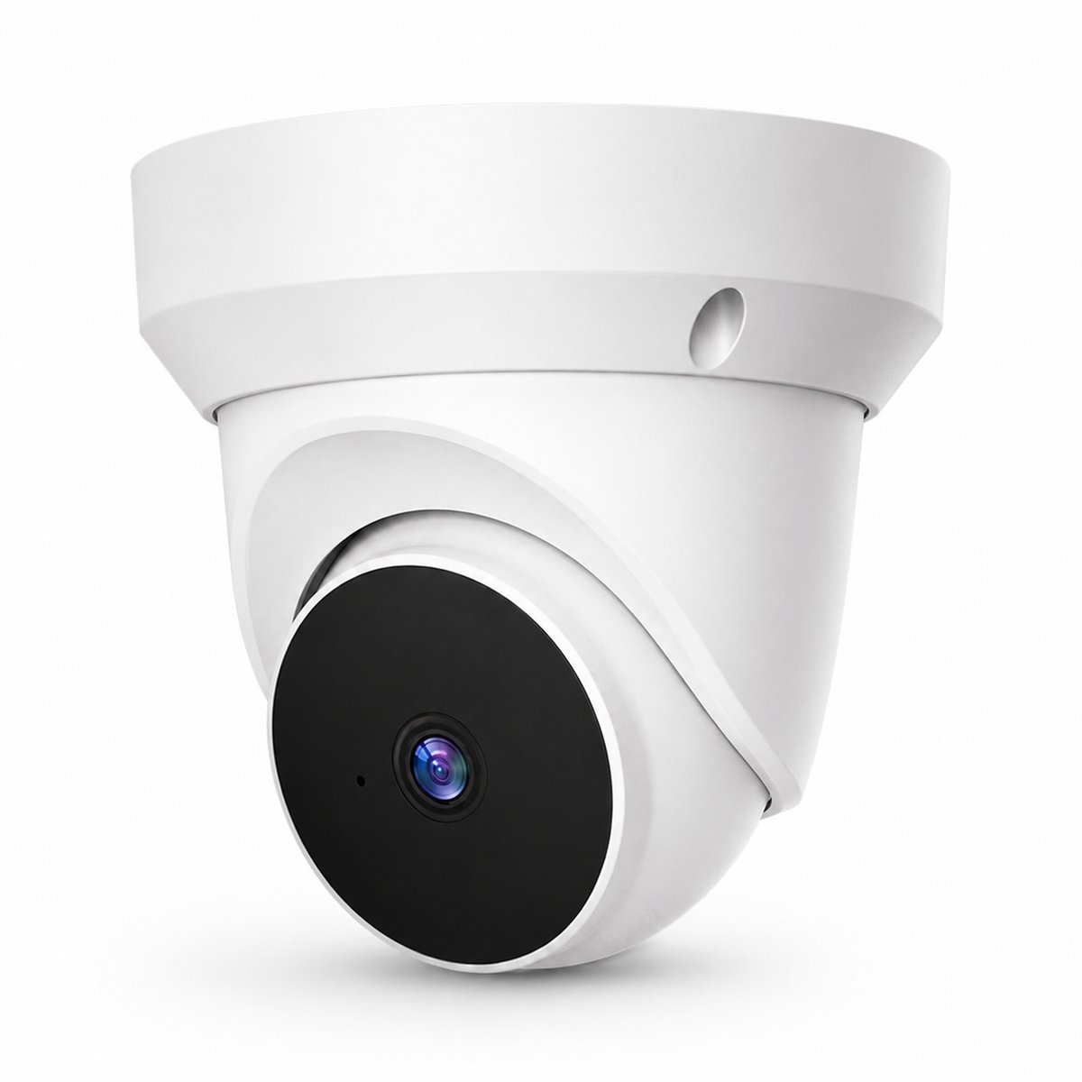 Narvie 3MP WiFi Beveiligingscamera Binnen – V380 Dome Camera – Nachtzicht – Bewegingsdetectie – Tweeweg Audio – MicroSD tot 128GB – Wit