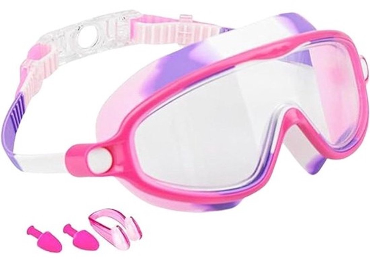 Zwembril Kinderen - Duikbril Set - Watersport Training - Anti-lek Zicht - 16.5 cm - Blauw