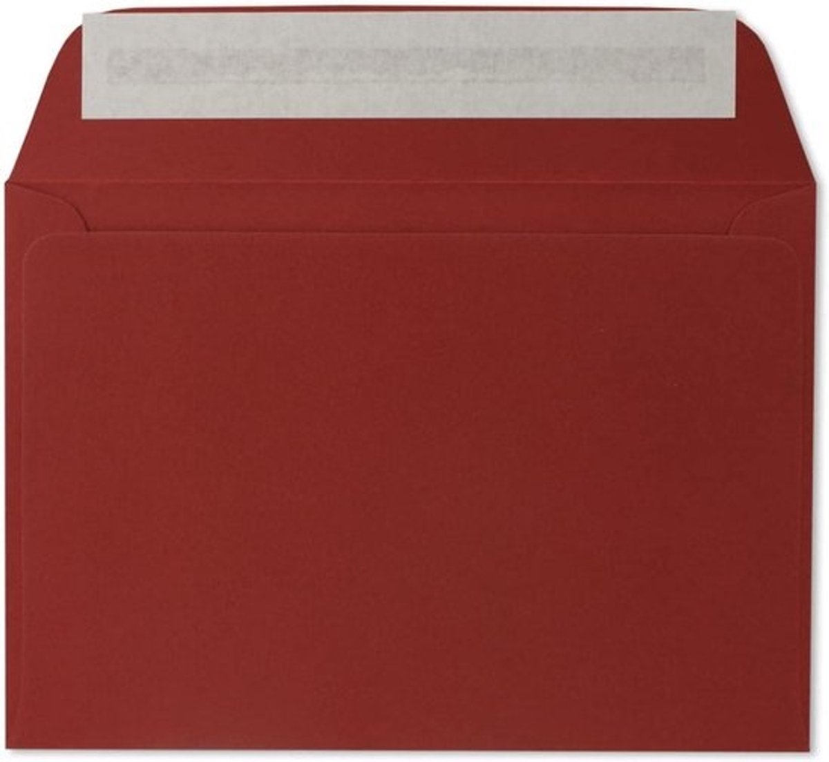 DIN C6 Enveloppen - Wenskaarten Enveloppen - Kaarten Versturen - Volledig Gekleurd Papier - 114 x 162 cm - Donkerrood