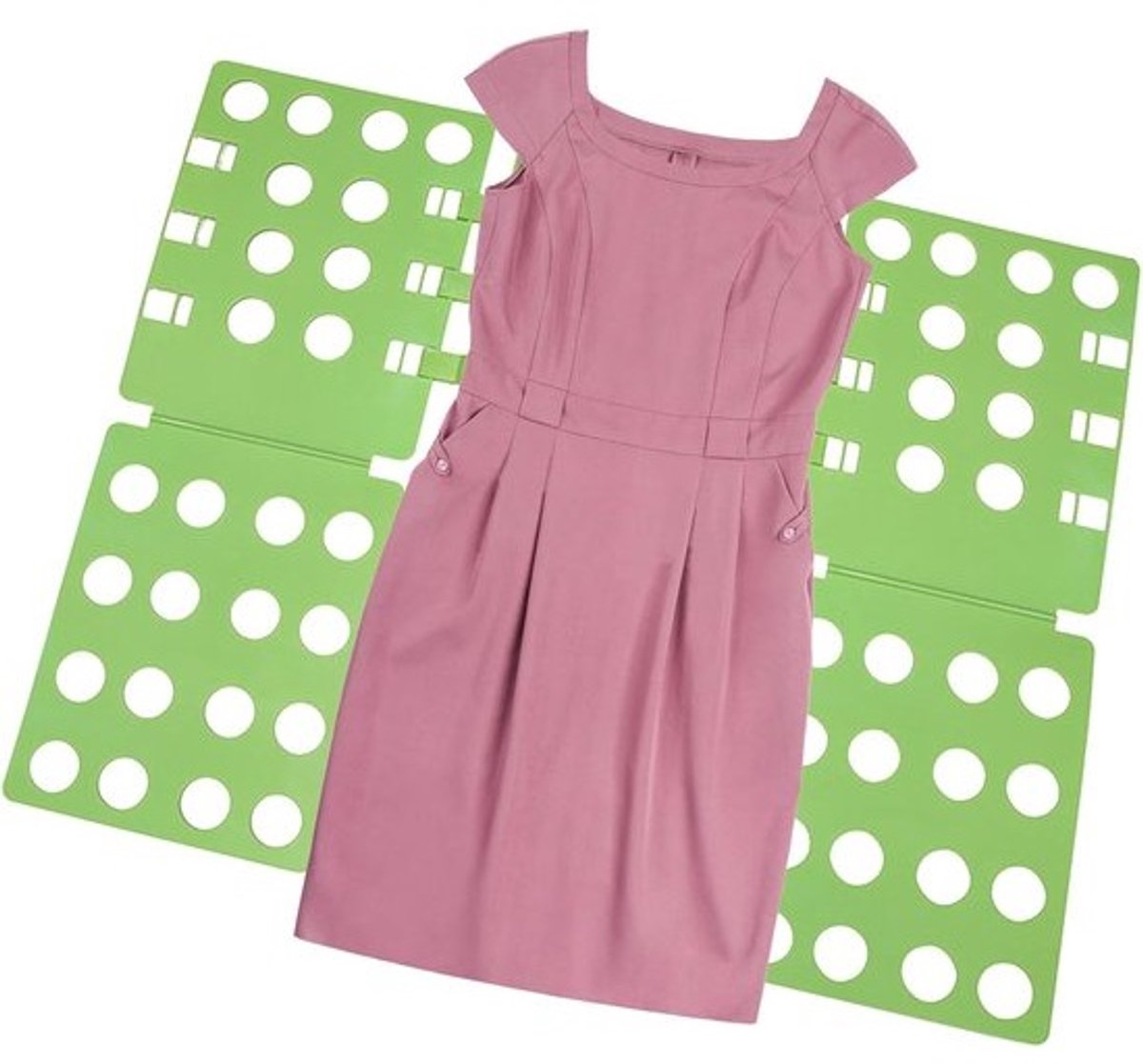 Vouwplank Kleding - Kleding Organizer - Efficiënt Vouwen - Ruimtebesparend Ontwerp - 56 x 68 cm - Groen