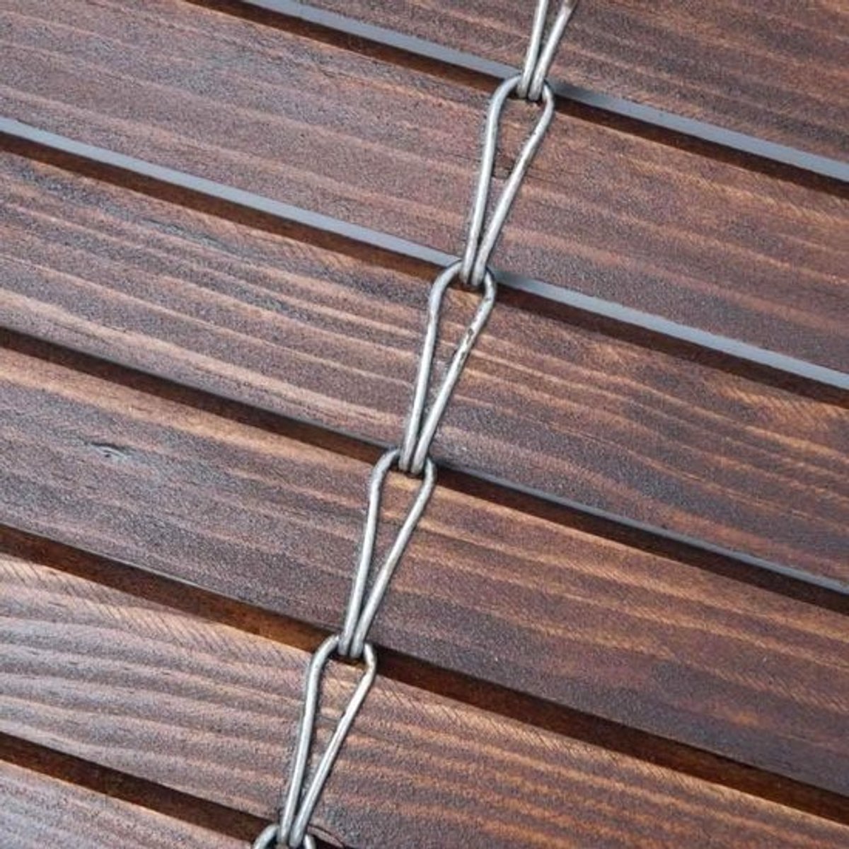 Houten Jaloezie - Houten Blinds - Privacy Creëren - Metalen Rem en Katrol - 150 x 100 cm - Walnoot