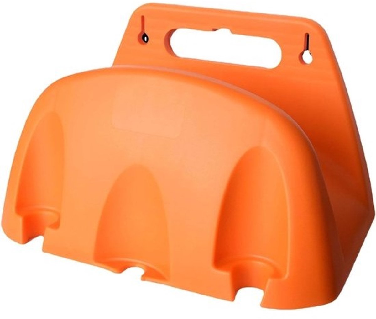 Tuinslang Hanger - Slanghouder Muurbevestiging - Tuinslang Beheer - Ontwerp Zonder Wiebelen - 225x145x135mm - Oranje