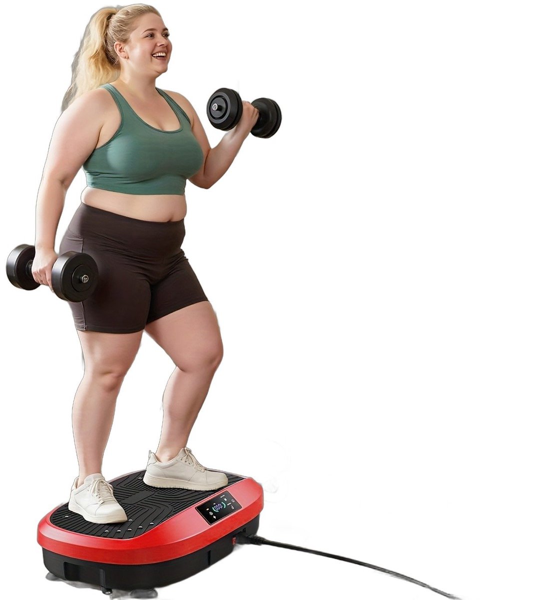 Currero Vibration Plate - Trilplaat Fitness - Vibratieplaat - Trilplaat - Fitnessapparaat - Bloedsomloop - Thuis Trainen
