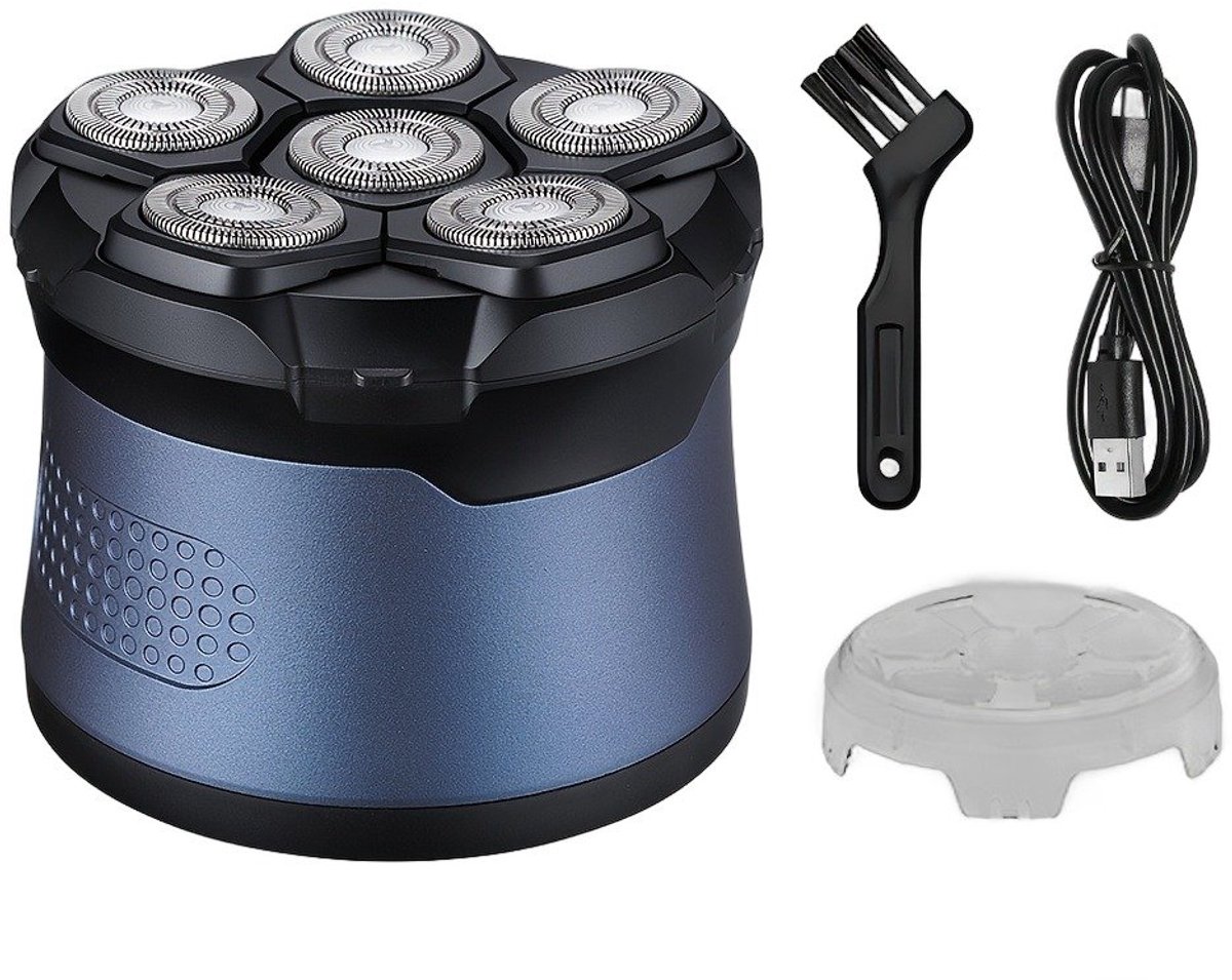 Currero Foil Shaver - Scheerapparaat Mannen - Hoofd Scheerapparaat - Head Shaver - Tondeuse met Trimmer - Lichaam en Baard - Oplaadbaar
