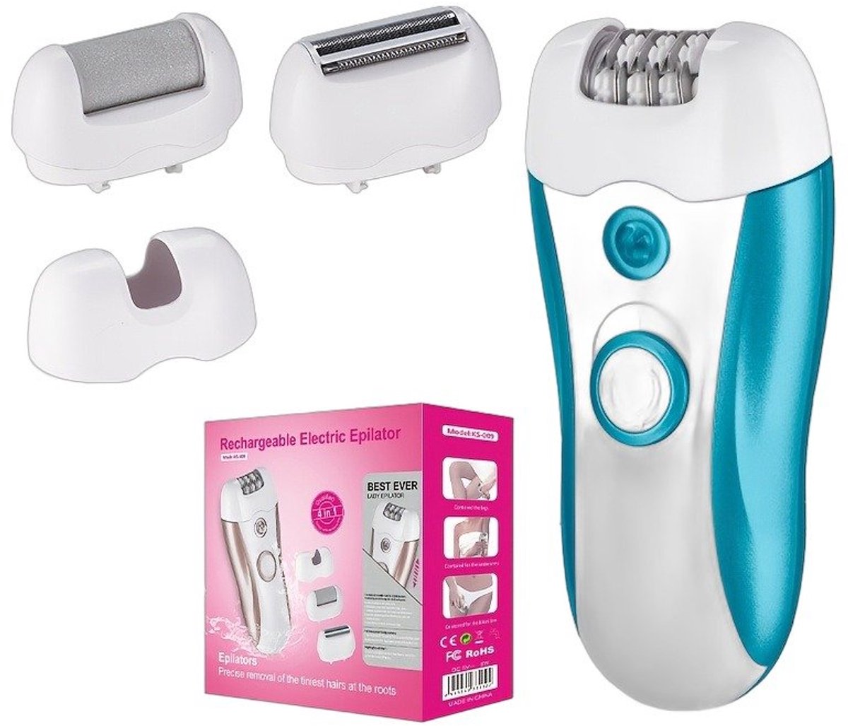 Currero Foil Shaver - Scheerapparaat Mannen - Hoofd Scheerapparaat - Head Shaver - Tondeuse met Trimmer - Lichaam en Baard - Oplaadbaar