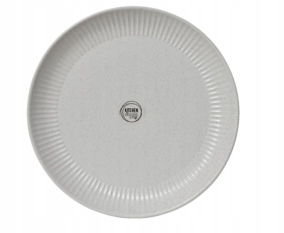 Ecru Stenen eetbord Ø 27 cm