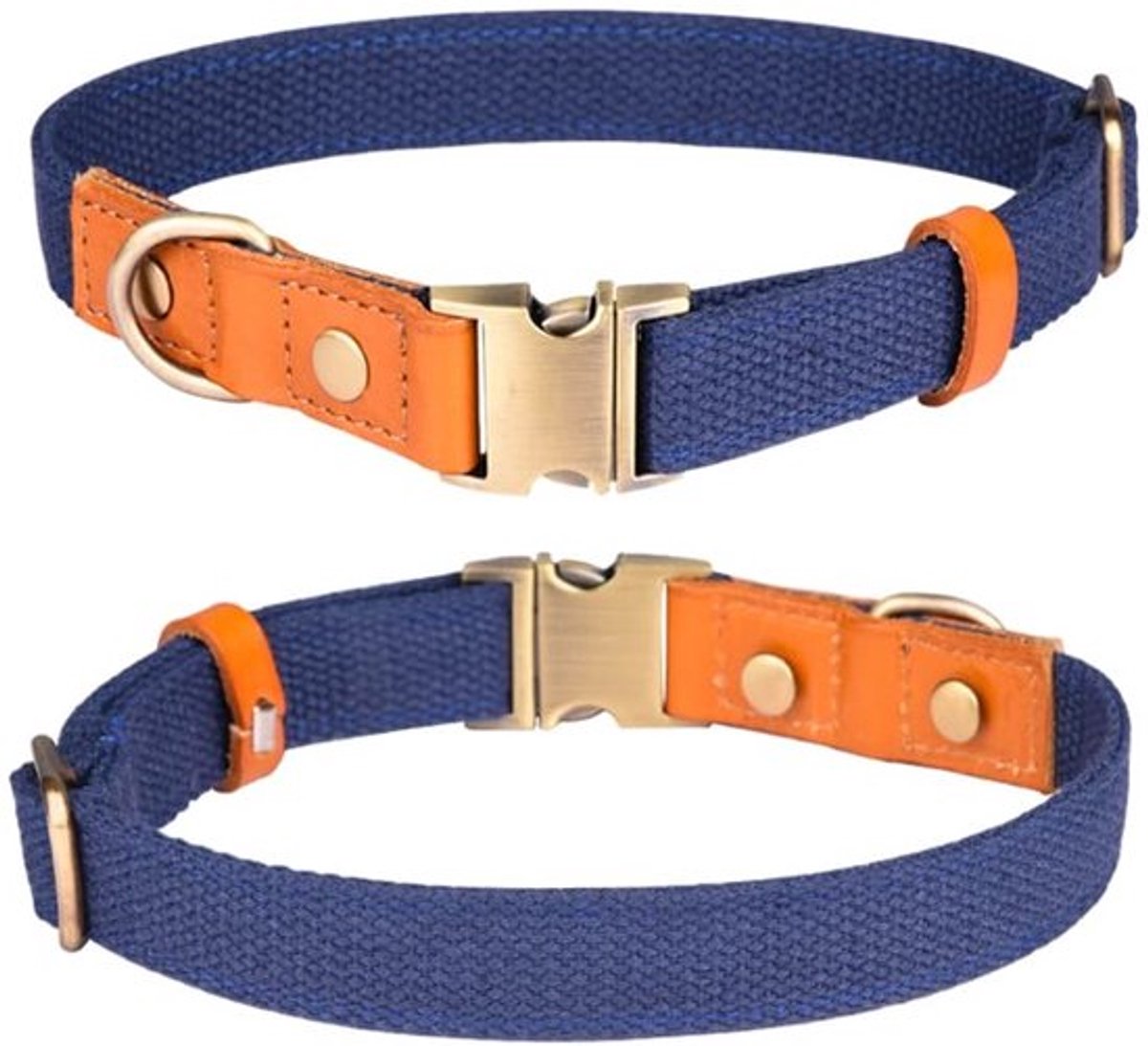 Dailygoods- Halsband Verstelbaar - Nylon/Huisdierhalsband - Metalen Veiligheidsgesp
