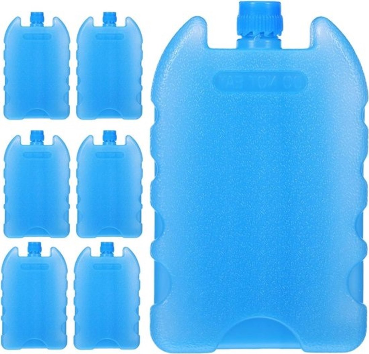 Koelelementen - Ijspakken Koelblokken - Koel houden - Herbruikbaar Lekvrij - 13.8 cm - Blauw
