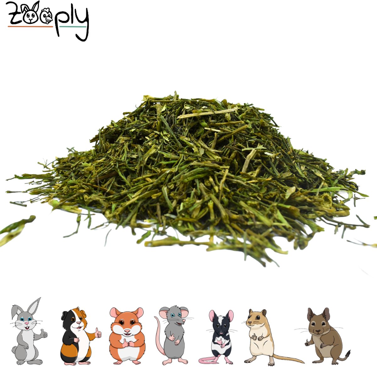Zooply Dille steeltjes - Kruiden & Snacks - 100% natuurlijk - Voor konijnen & cavia's - 500 gram