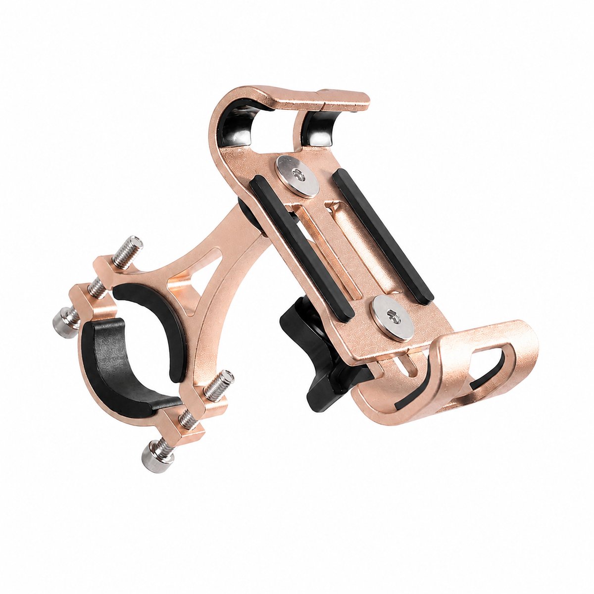 Cloudy Aluminium Telefoonhouder Fiets – Vaste Stand – Goud