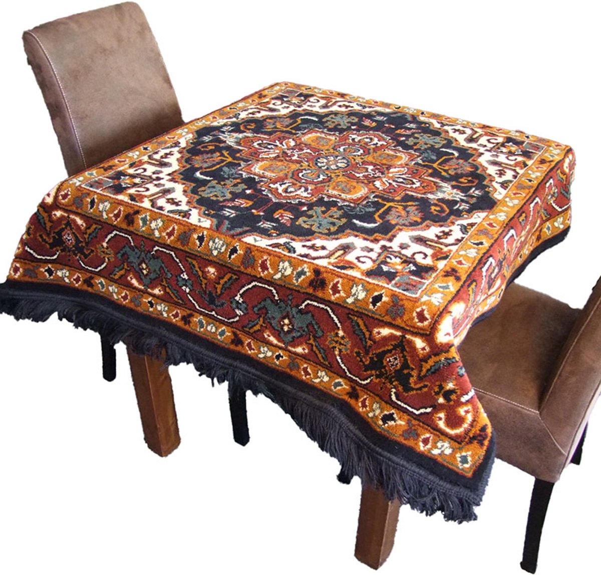 Smyrna Tafelkleed Noblesse 4213 - 120 x 120 cm - wollen kleed - 100% wol