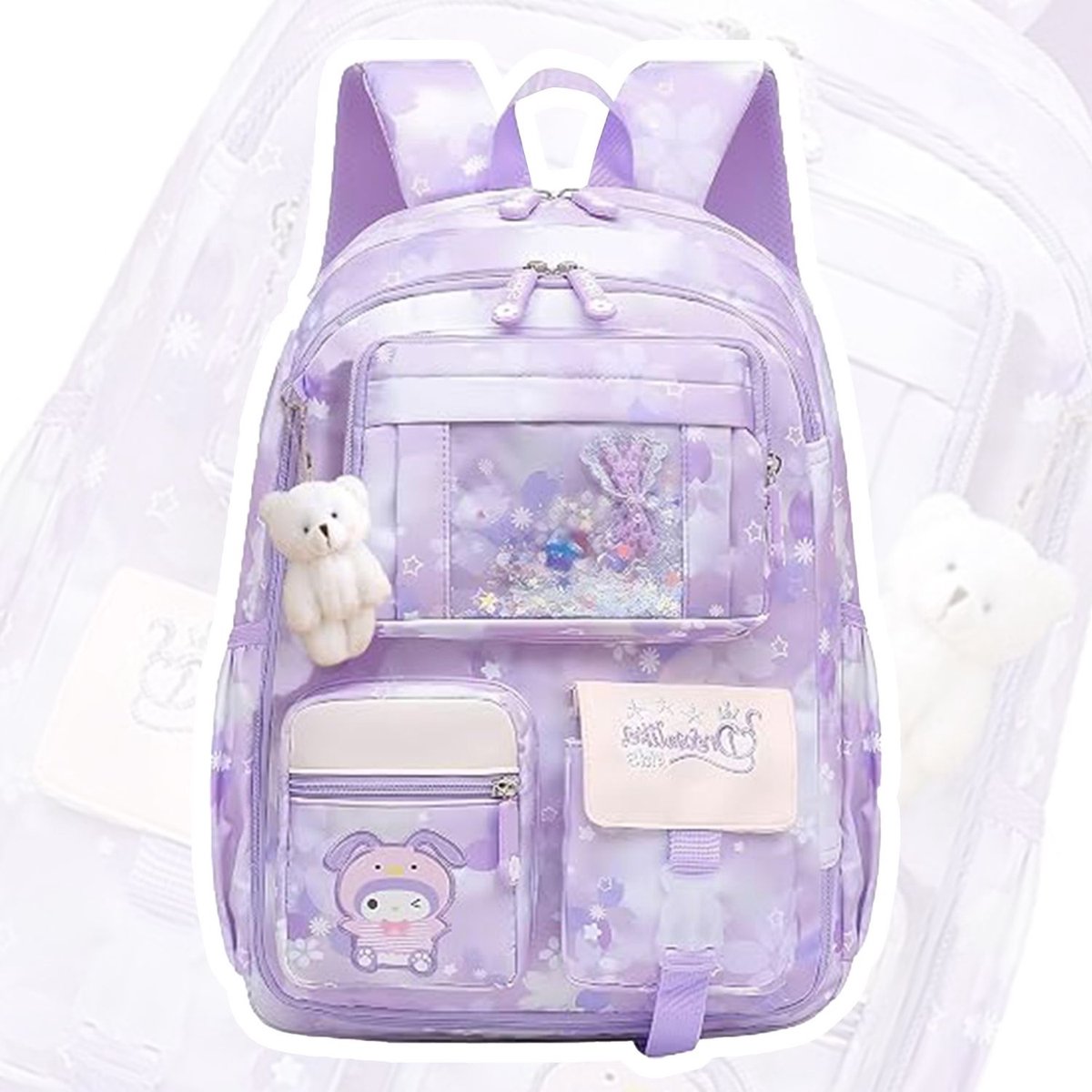 Zolvano® Boekentas Meisjes Lagere School - Schooltas Eersteleerjaar Groot- Paars