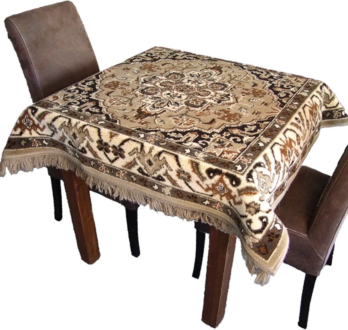 Smyrna Tafelkleed Noblesse 4210 - 120 x 120 cm - wollen kleed - 100% wol