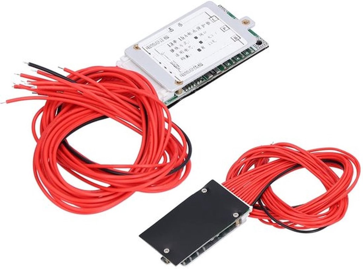 - 48v Batterijbeheersysteem - Voor Lithium-ionbatterijmodule - 13s configuratie - Geschikt voor Elektrische Voertuigen - 13-cel - Met...