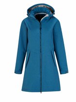 BJØRNSON Anneli Softshell Winterjas Dames - Parka - Maat 40 - Blauw