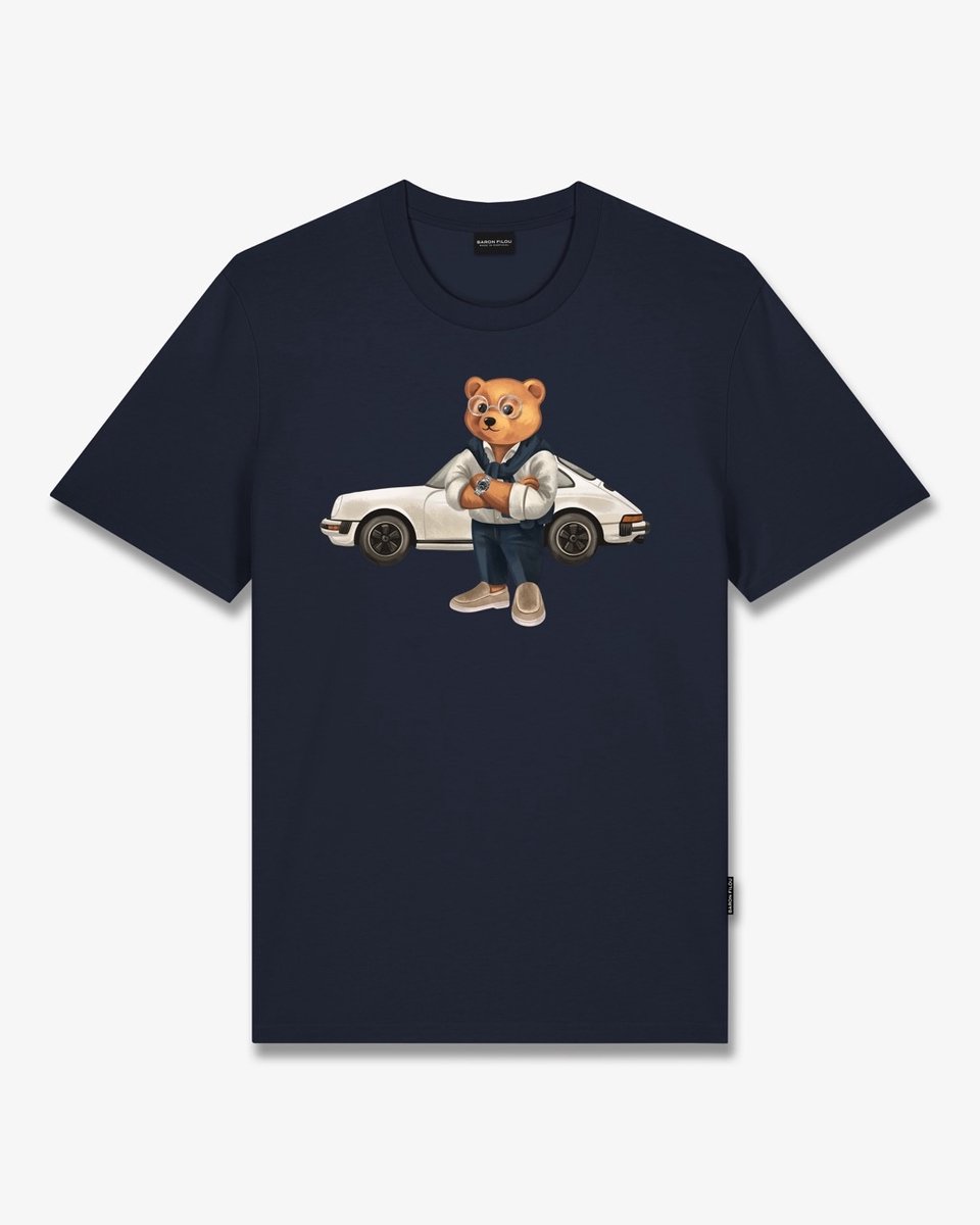 Baron Filou Baron Filou T-Shirt FW26 Filou 186 Oxford Blue
