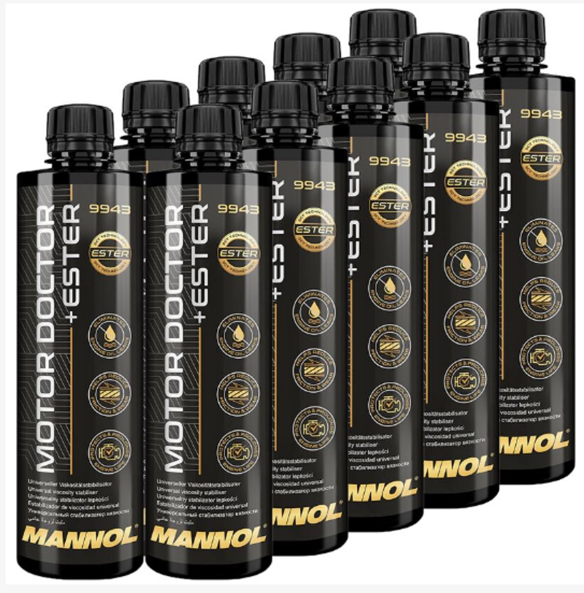 10 Stuks Motor Doctor + Ester 450ml Mannol 9943 - BPC Autoparts