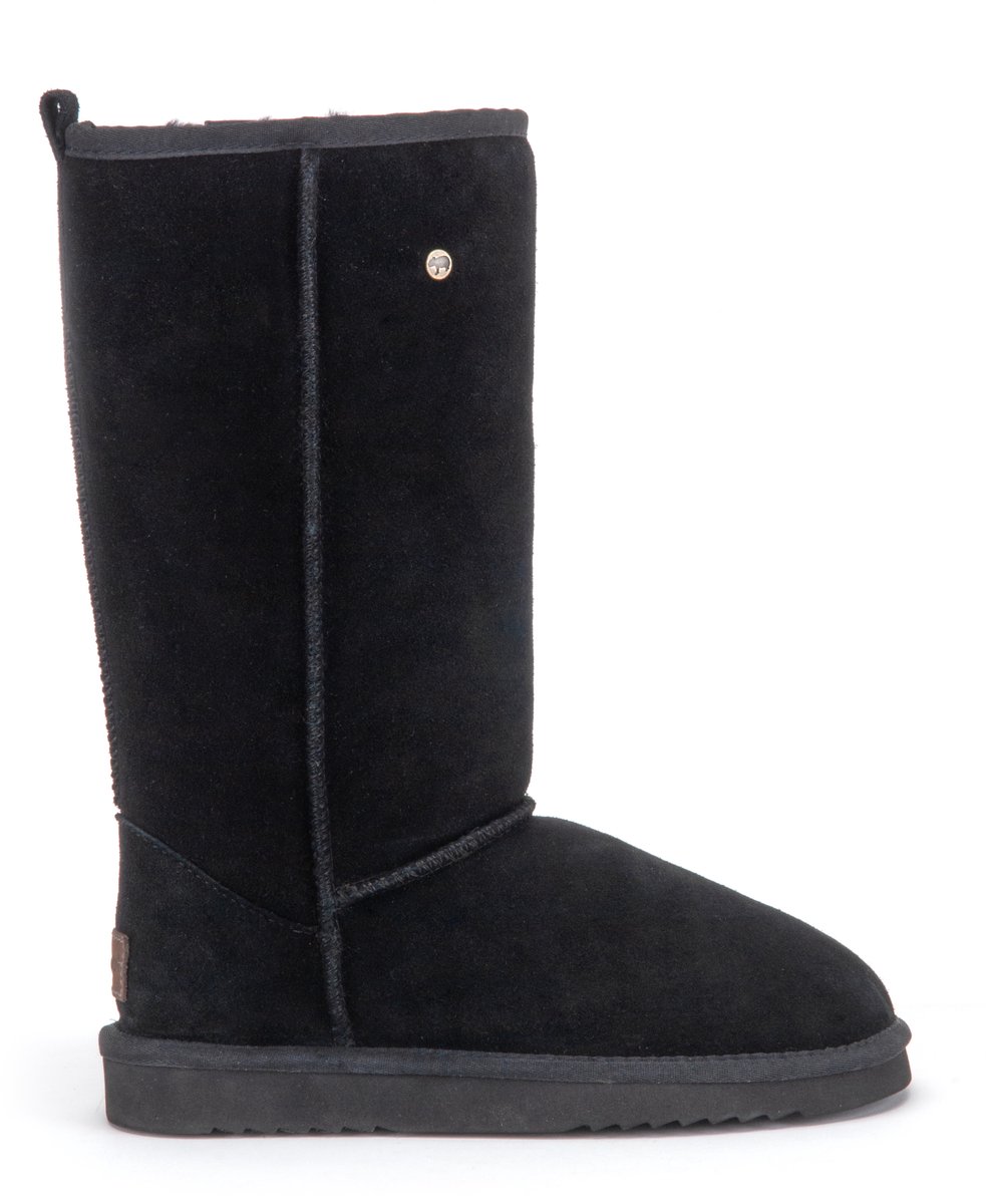 Warmbat Tamala Suede boot Dames Laarzen - Zwart