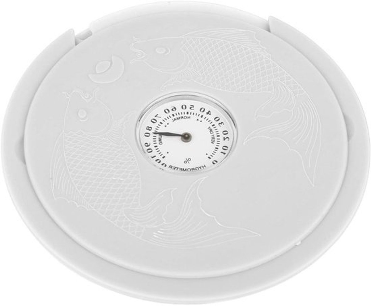 Gitaar Luchtbevochtiger - Instrument Verzorging - Akoestische Gitaar Onderhoud - Ingebouwde Hygrometer - 23 x 13 cm - Wit