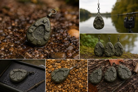 Leadcore Karper Lood - Karperlood - 85 Gram - Camouflage - Set van 3 Stuks — afbeelding 3