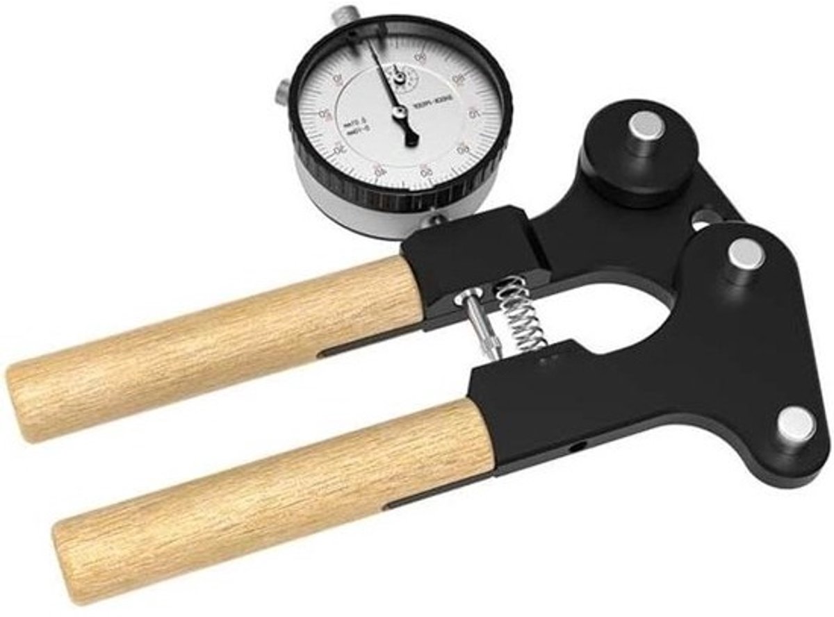 Spaakspanningsmeter - Fietswiel Gereedschap - Wielen Monteren - Mechanische Wijzerplaatindicator - 001 mm Nauwkeurigheid - Zwart Geel