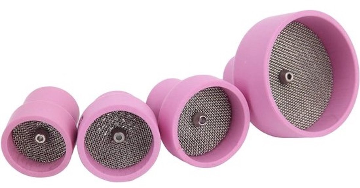 TIG Laslenskit - Keramische Mondstukset - Precisielassen - Hittebestendig Keramiek - 1.6 mm - Wit