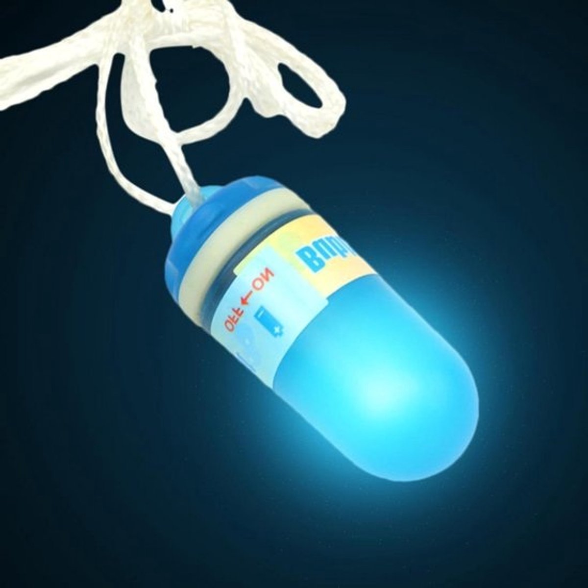 Duiklamp Onderwater - Positie Licht - Veilig Duiken - Waterdicht tot 100m - 10 x 8 x 4 cm - Blauw