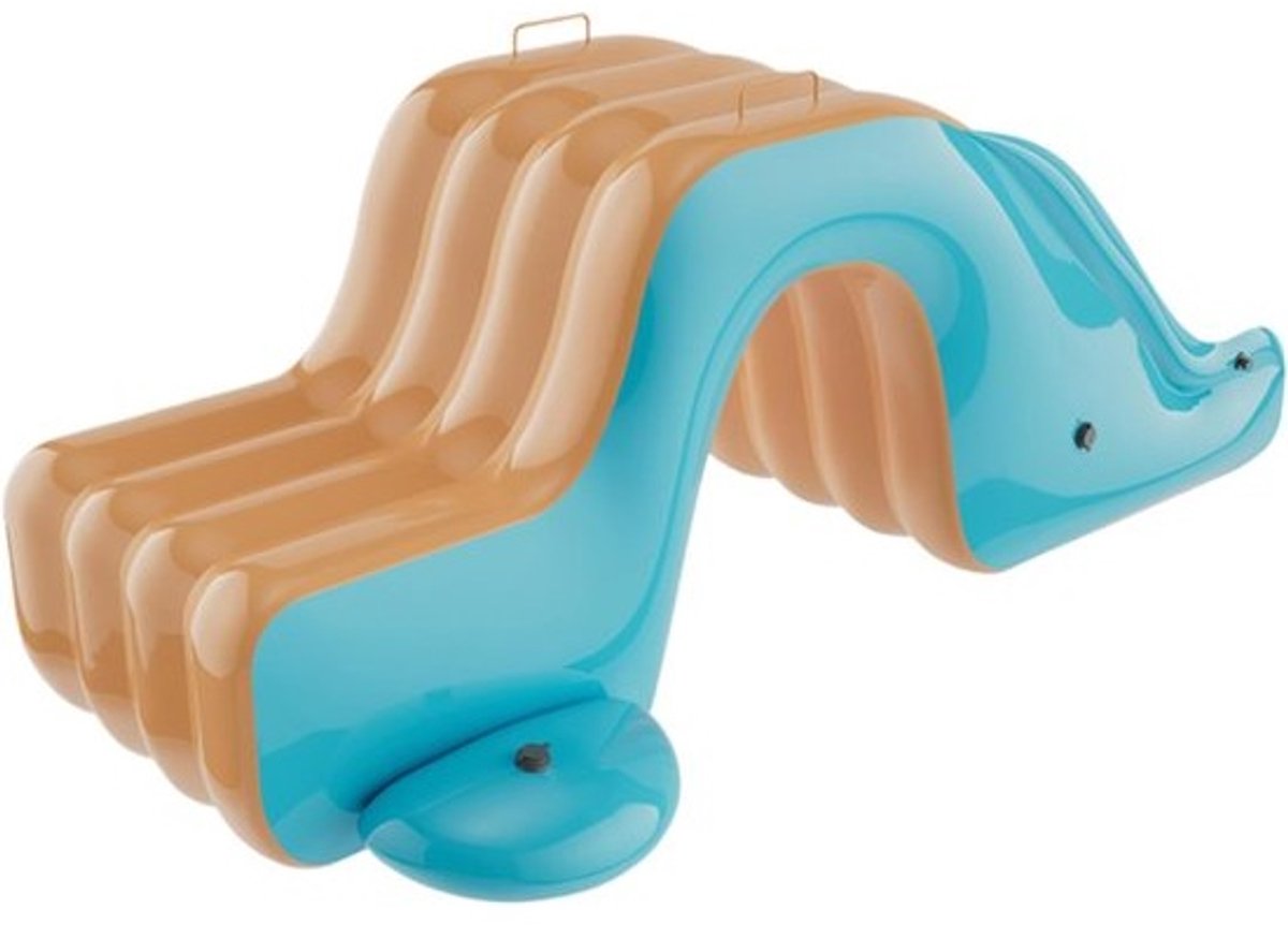 Opblaasbare Waterglijbaan - Tuin Speelgoed - Zomer Pret - Duurzaam PVC Materiaal - 175 x 105 x 75 cm - Oranje