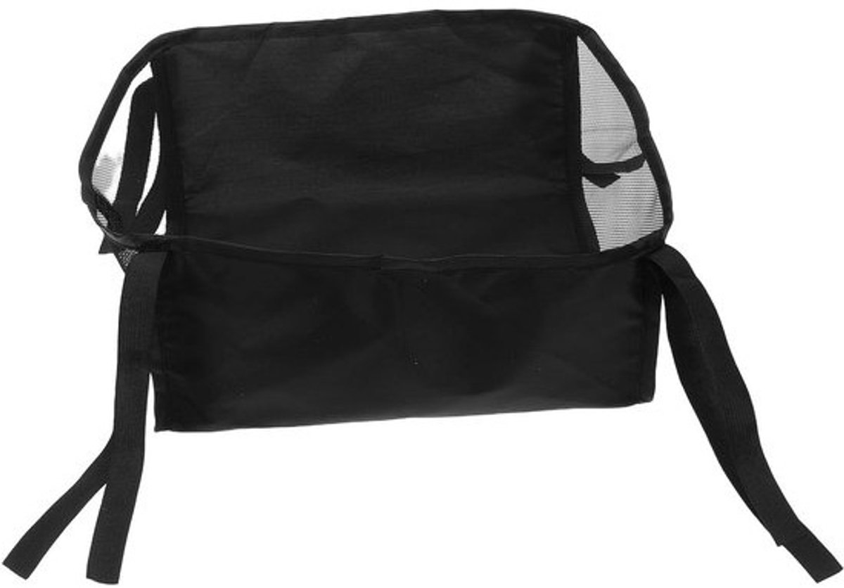 Kinderwagen Opbergmand - Baby Organizer Tas - Babybenodigdheden Meenemen - Waterafstotende Voering - 32 x 22 x 13 cm - Zwart