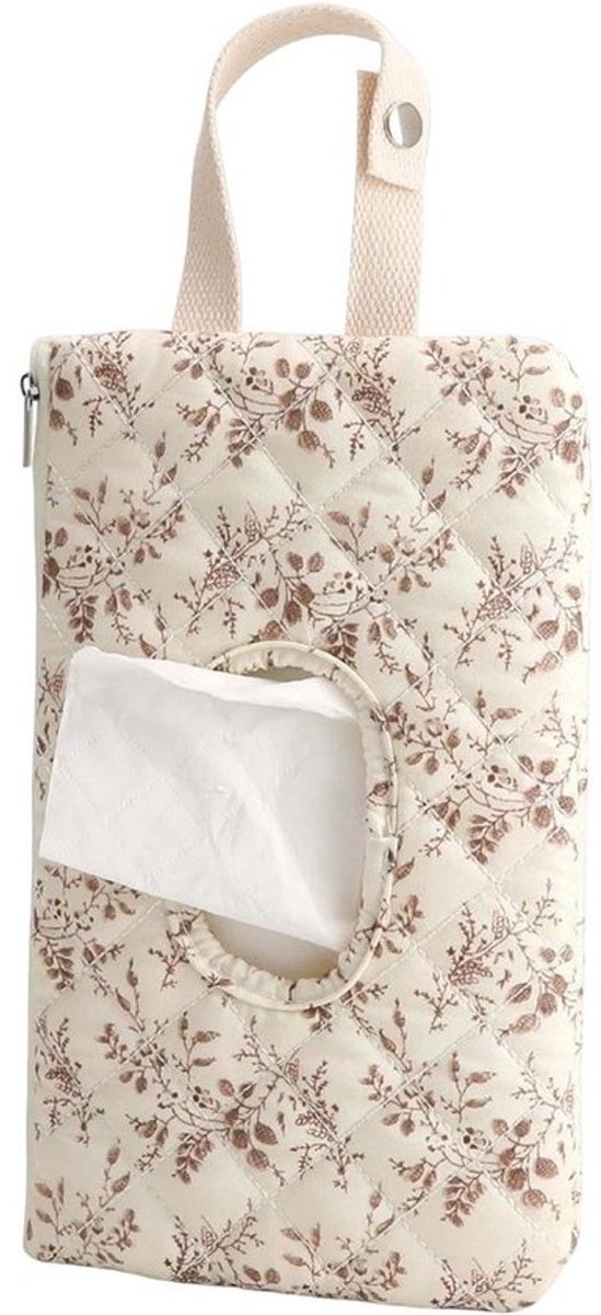 Reisetui Natte Doekjes - Dispenser Tas Navulbaar - Baby Verzorging Onderweg - Waterdicht Oxford Materiaal - 20 x 10 cm