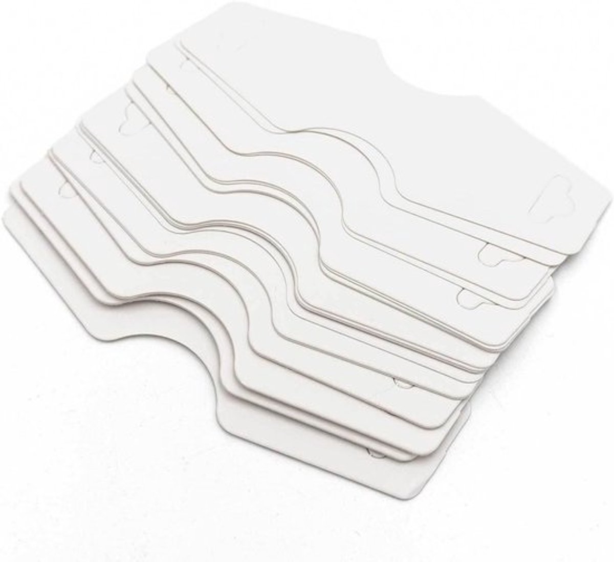 Etiketten voor Sieraden - Kaartjes Kettingen Armbanden - Presenteren van Juwelen - Zelf Ontwerpbaar - 95 mm 20 stuks