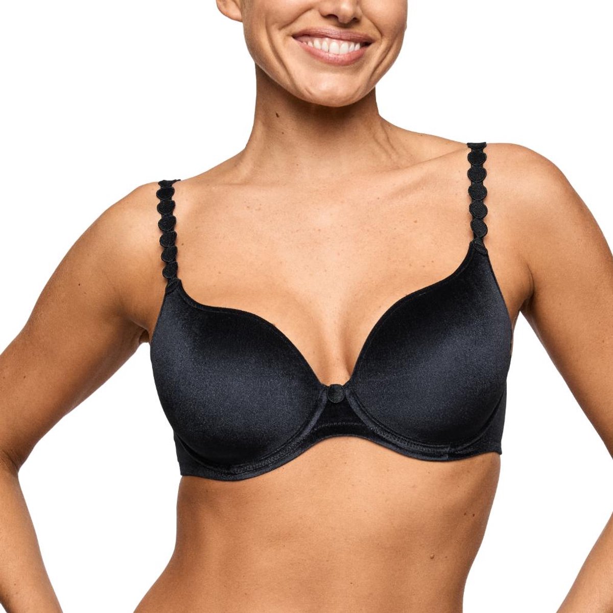 Marie Jo Tom Voorgevormde Beugel Bh 0120826 Black Velvet - maat EU 65E / FR Zwart