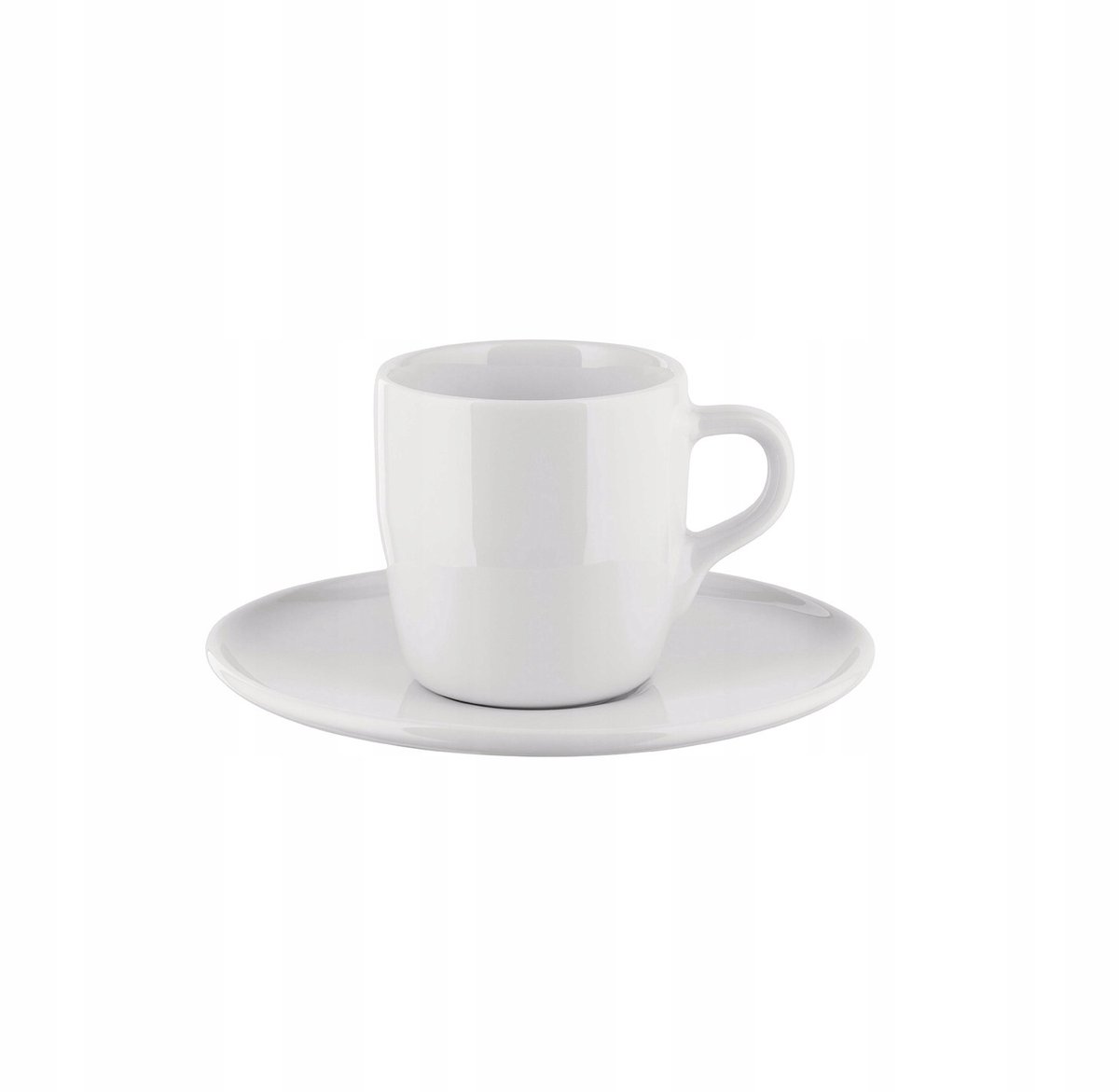 Alessi ITSUMO Espressokopje met Schotel 85 ml - Wit porselein
