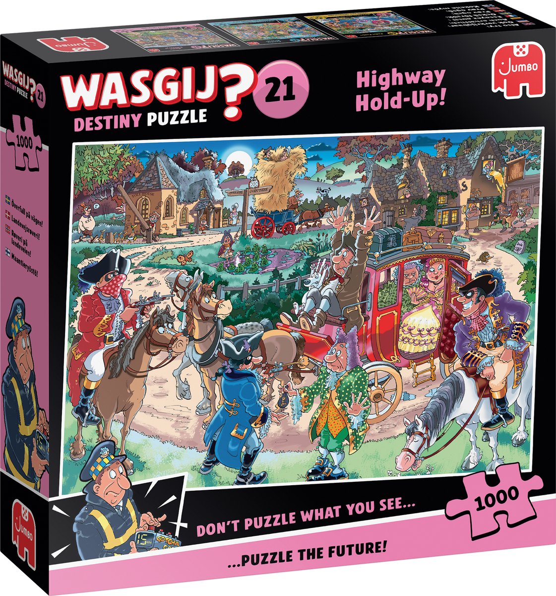 Wasgij Destiny 21 - Highway Hold-Up! - puzzel van 1000 stukjes