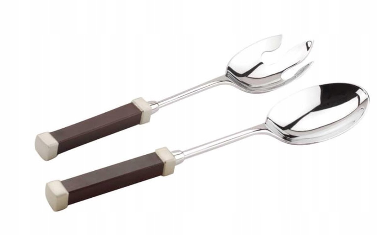 Regent Saladelepels Zen Wenge 2 stuks - Elegant ontwerp