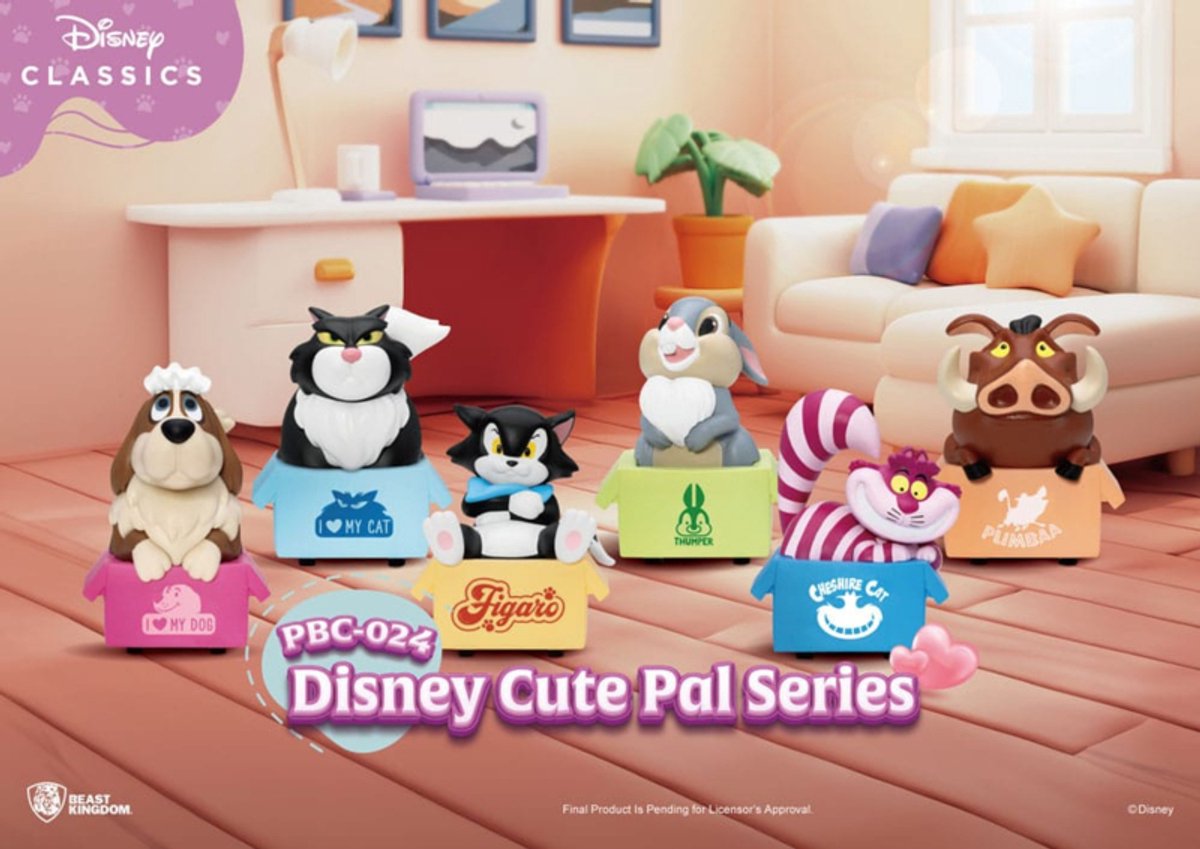 Beast Kingdom Toys Disney Pull Back Cars Blind Box Cute Pal (6) 5 cm Action toys