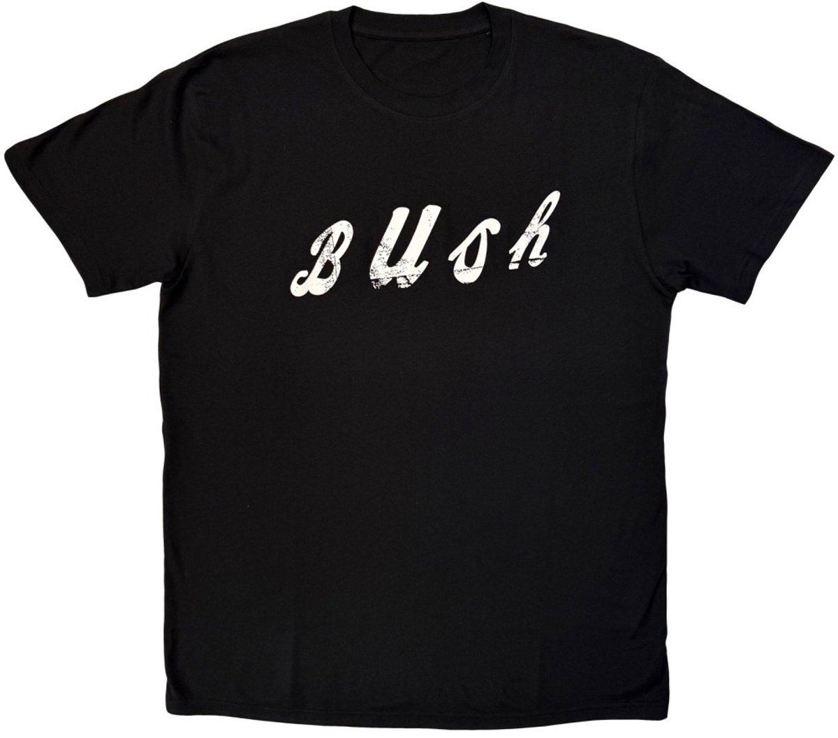 Bush - Logo Mono Heren Tshirt - L - Zwart/Wit
