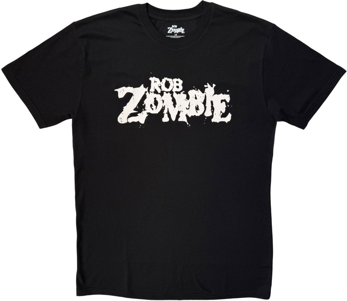 Rob Zombie - Logo Mono Heren Tshirt - S - Zwart/Wit