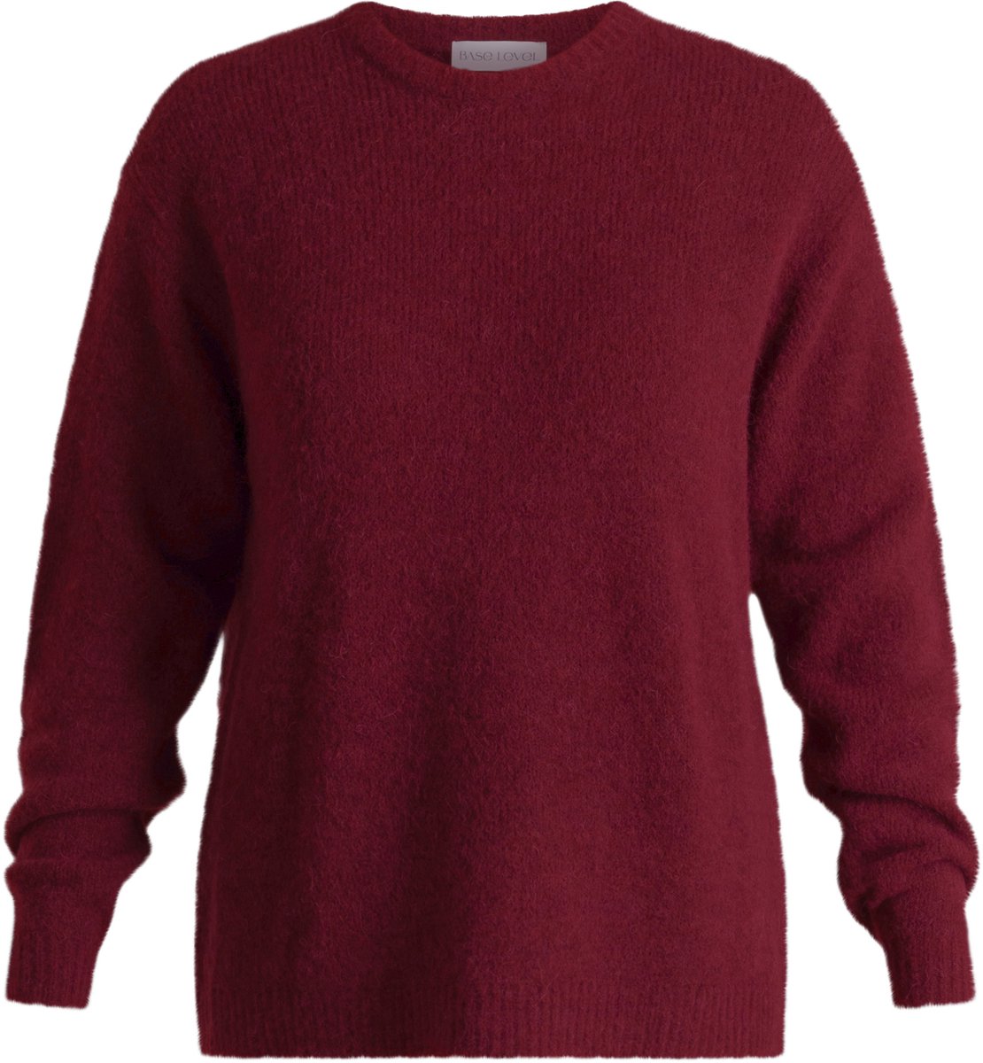 BASE LEVEL CURVY Yanara Tops - Wine Red - maat 4(54/56)