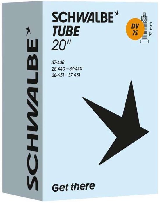 Binnenband Schwalbe DV7A 20 / 28/37-438/451 - 32mm ventiel van Merkloos — afbeelding 5