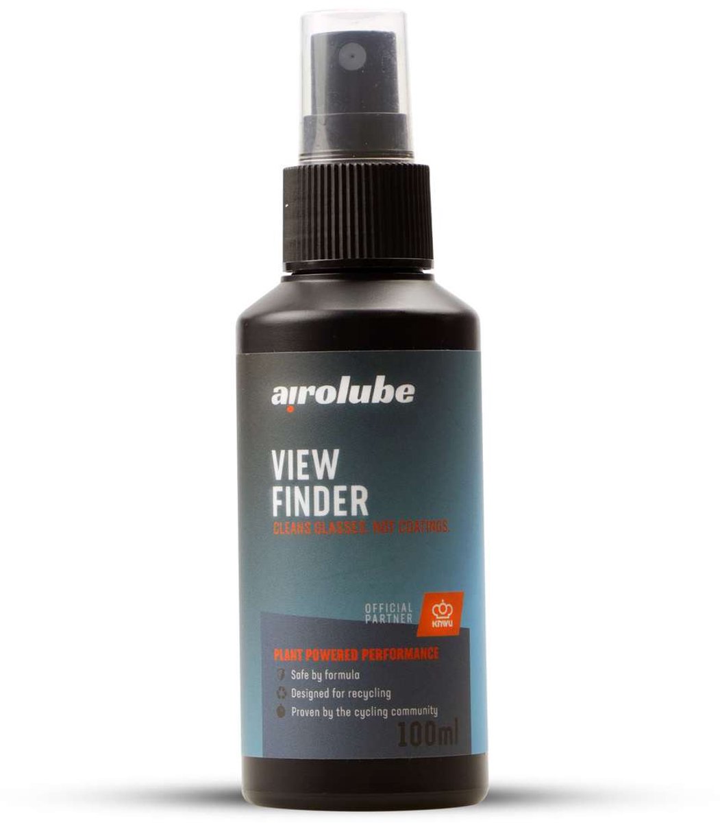 Airolube View Finder 100ml |reinigingsspray - sportbrillen - goggles - vizieren - glass cleaner - reiniging - bril reiniger
