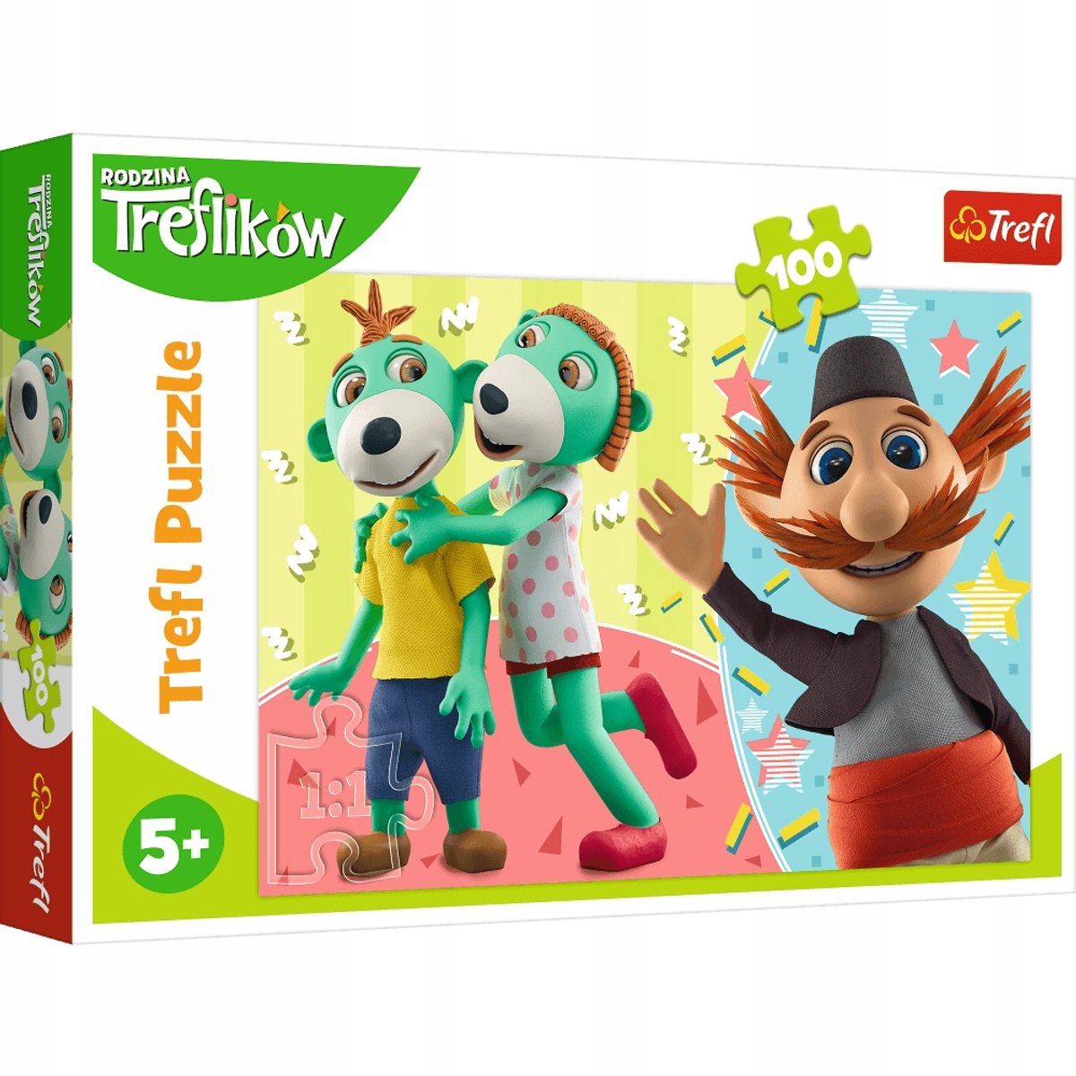 Trefliki Cijfers Puzzel Set 2x 100 Stuk 4+ Jaar
