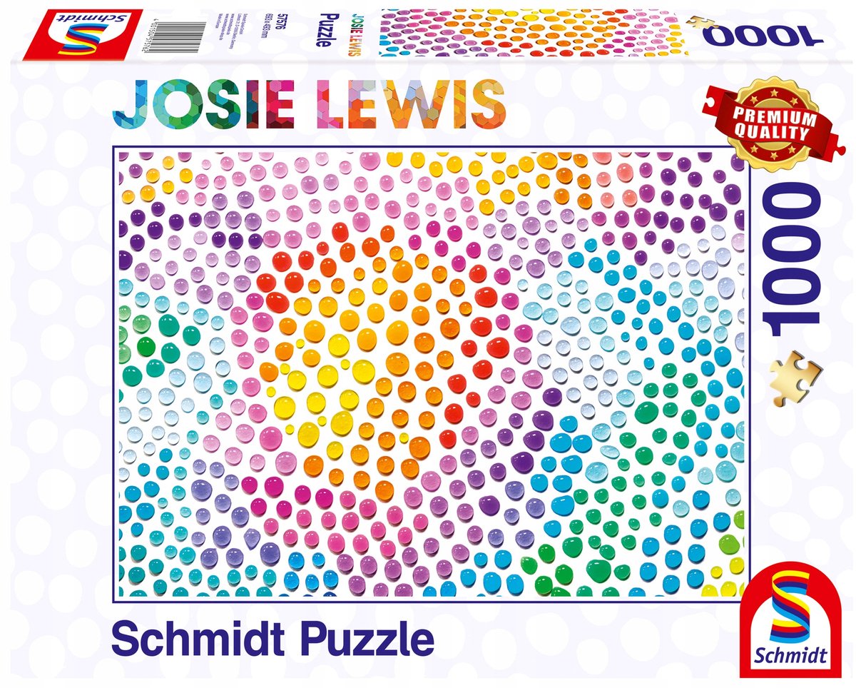 Schmidt Spel Puzzel 1000 Stukken - Kleurrijke Zeepbellen